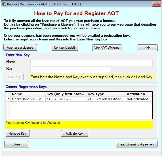 Aqt license key west Aqt license key west