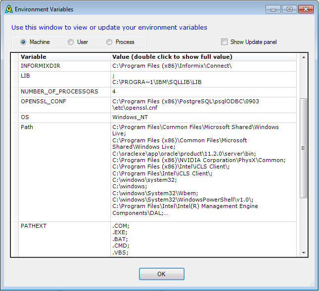 Environment Variables