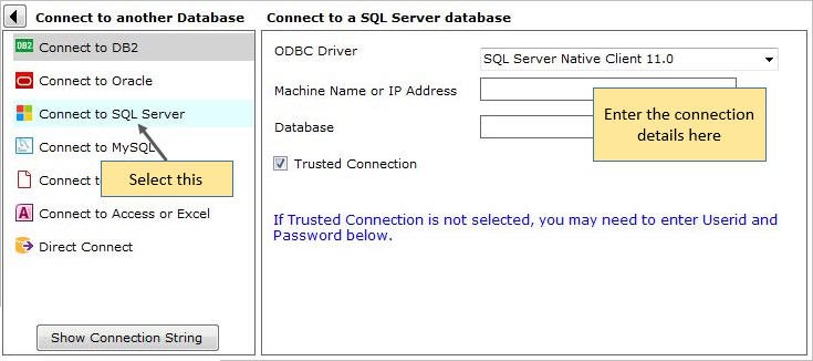 Signon SQL Server