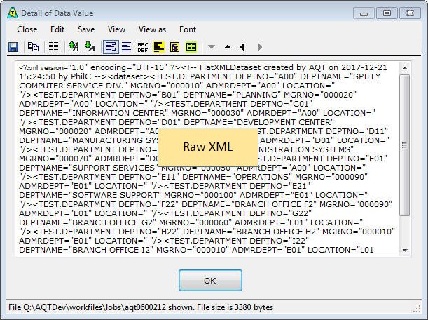XML in Grid 1